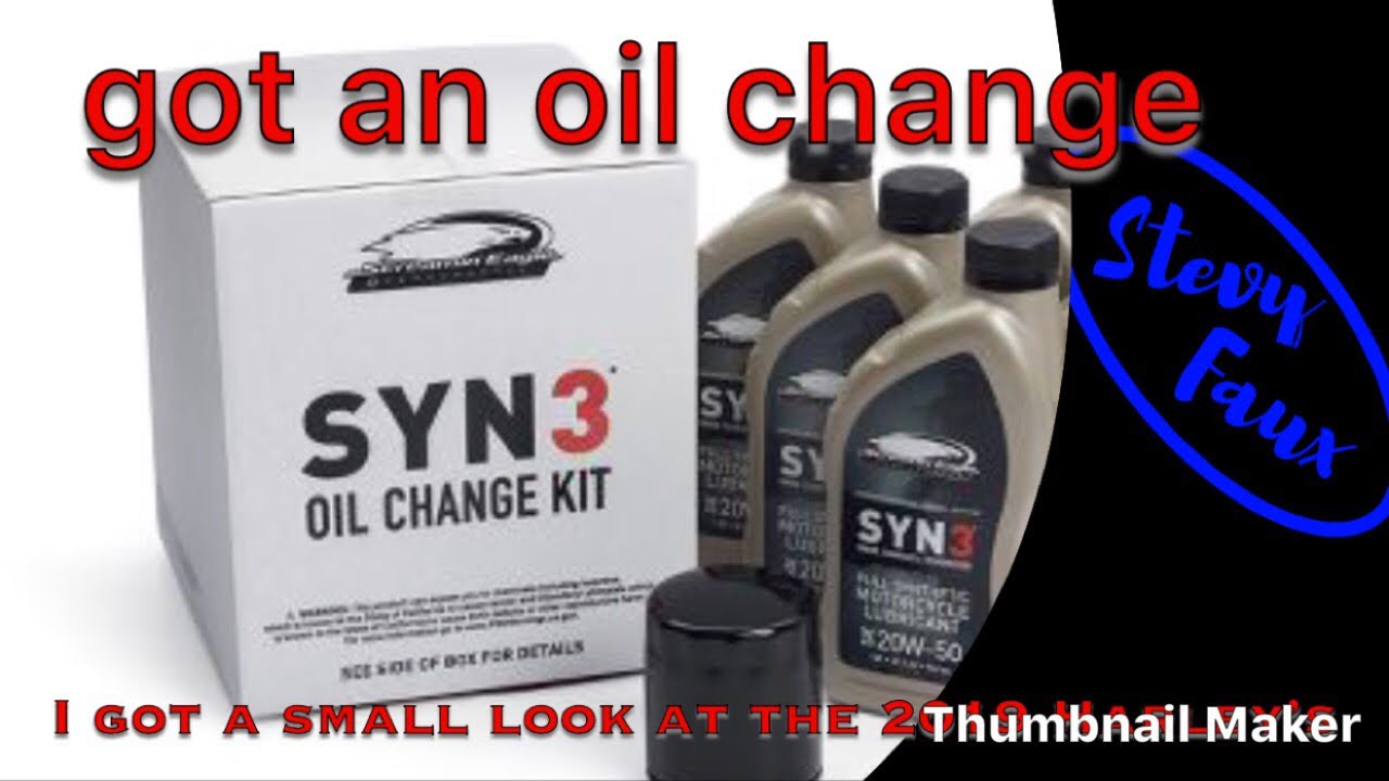 change oil miles harley
